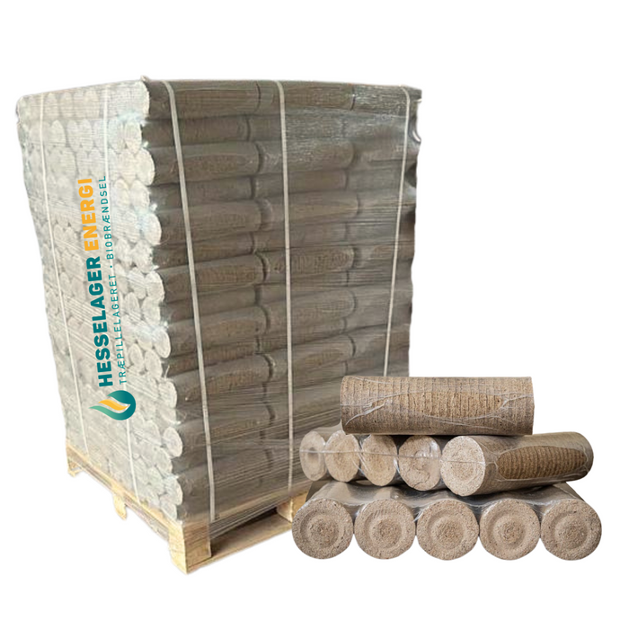 Nestro Briketter 960kg - Egetræ/Fyrretræ