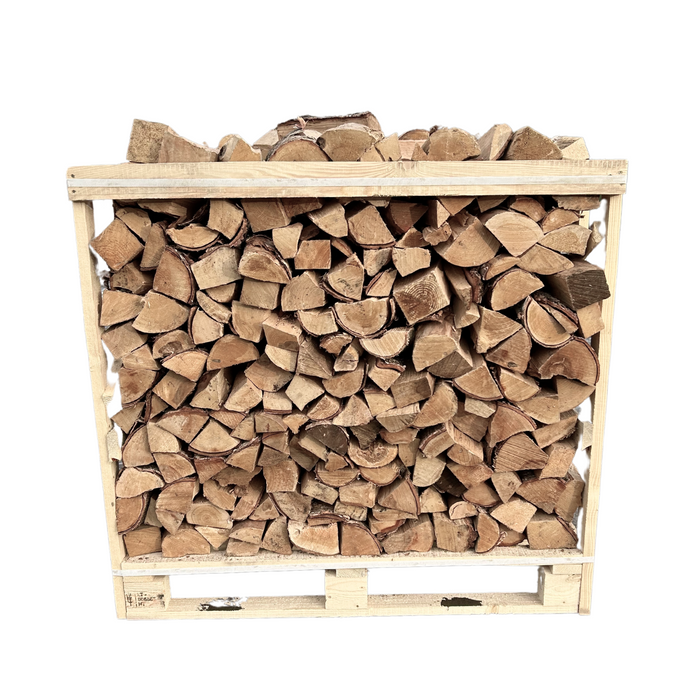 Birk - 1 m³ brændetårn - Ovntørret - FSC©