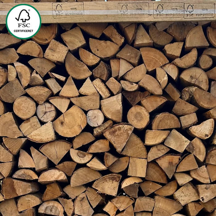 Ask - 1,8 m³ brændetårn - Ovntørret  - FSC©